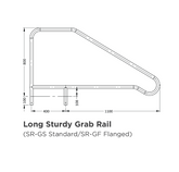 LS STAIR RAIL - Flanged For Bolting in (SNGL)